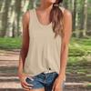 Dámské tílko Společenské košile pro volný čas Léto Volný střih Košilka Roztomilé trendy oblečení Halenky bez rukávů