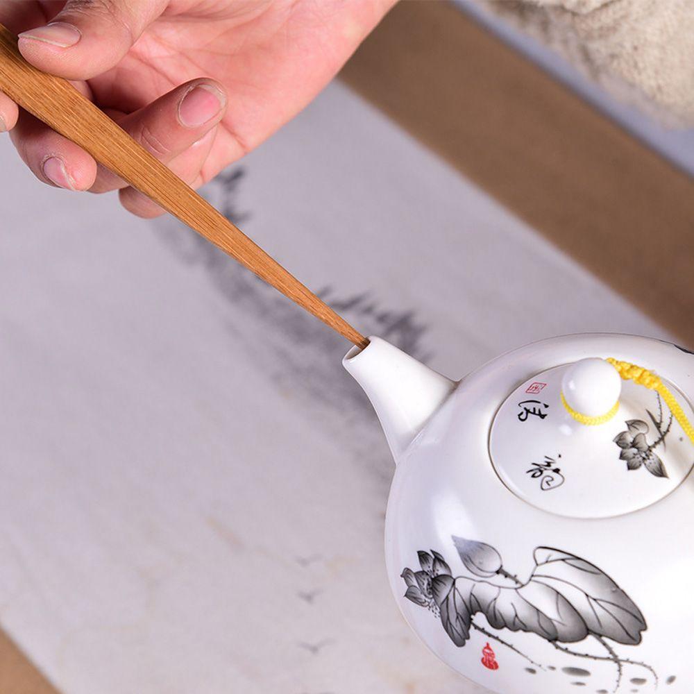 Tea Ceremony Natural Strainer Needle Tong Tube Tea Utensils Tea Tweezer Clip Teaspoons Teaware