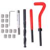 20 Pcs Thread Repair Kit M8x1 Stainless Steel Rethreading Tap Set for Female Thread Repairing Insert Sleeve