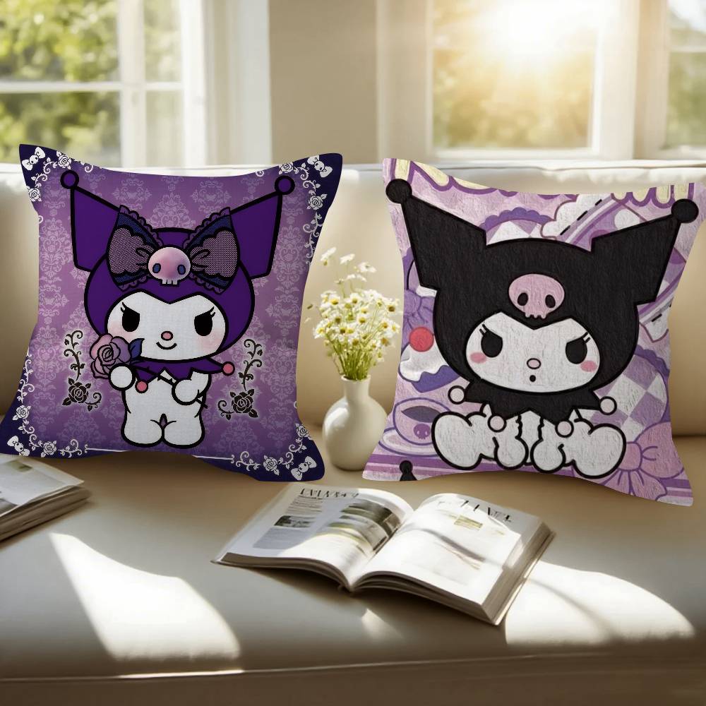 Pillow Cover Sofa Cushion Cover Home Room Decoration Children Gift Anime Cartoon K-Kuromies Cute