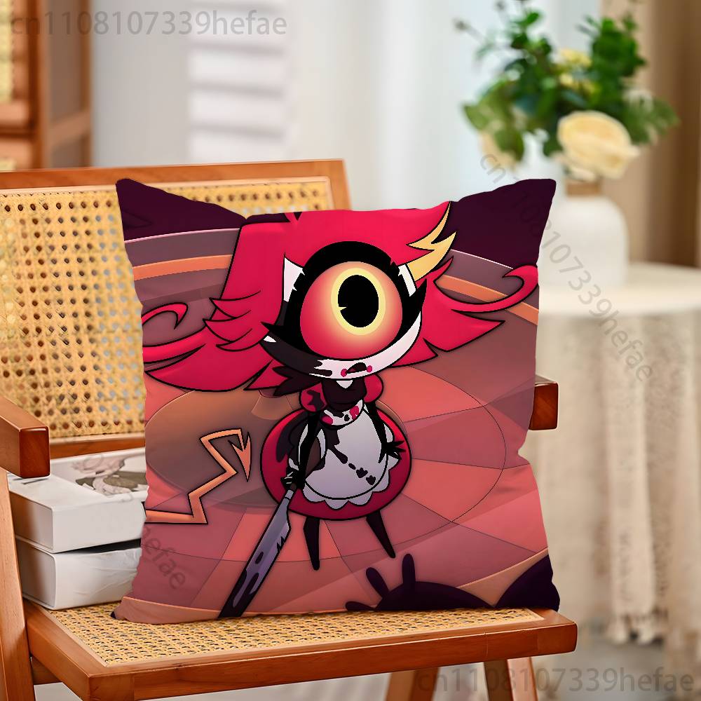 HHazbin Hotel Niffty Throw Pillow Case For 45x45cm55x55cm30x30cm For Home Bedroom Decoration And Protector