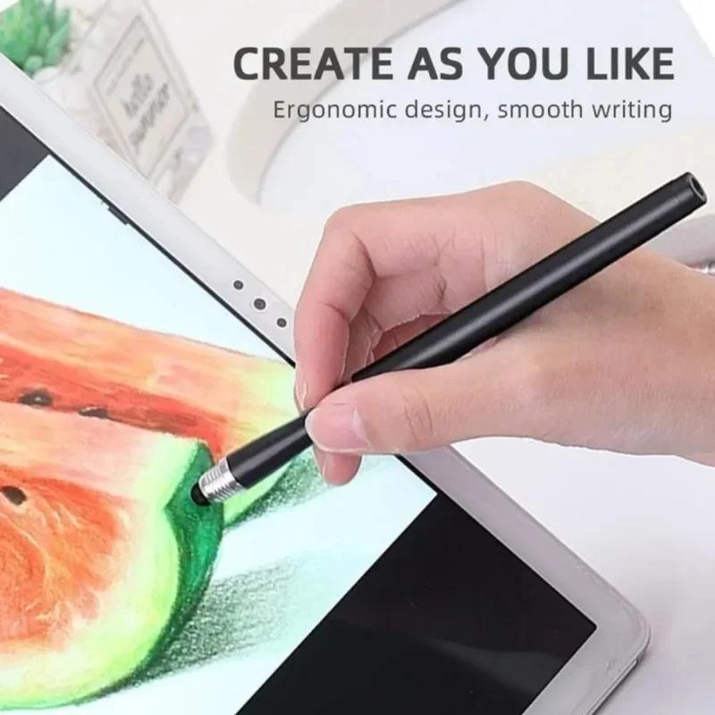 1/2pcs 2 In 1 Stylus Pen Universal Touch Pen Drawing Tool for Capacitive Screens Mobile Phones Tablets Compatible Accessories 6