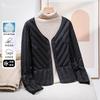 Light and Thin Down Women's New Liner Short Collarless, Light and Warm Inside, Bottom and Slim Spring and Autumn Coat