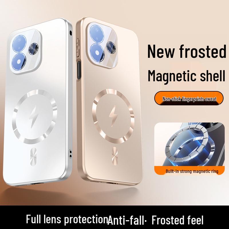 Custodia protettiva completa magnetica satinata antiurto per Redmi Note 17 Pro