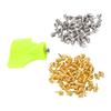 100PCS Track Spikes Alloy Steel 1Celsius4 Inch Track Shoe Spikes Replacement with Spike Wrench for Sprint Sports Running
