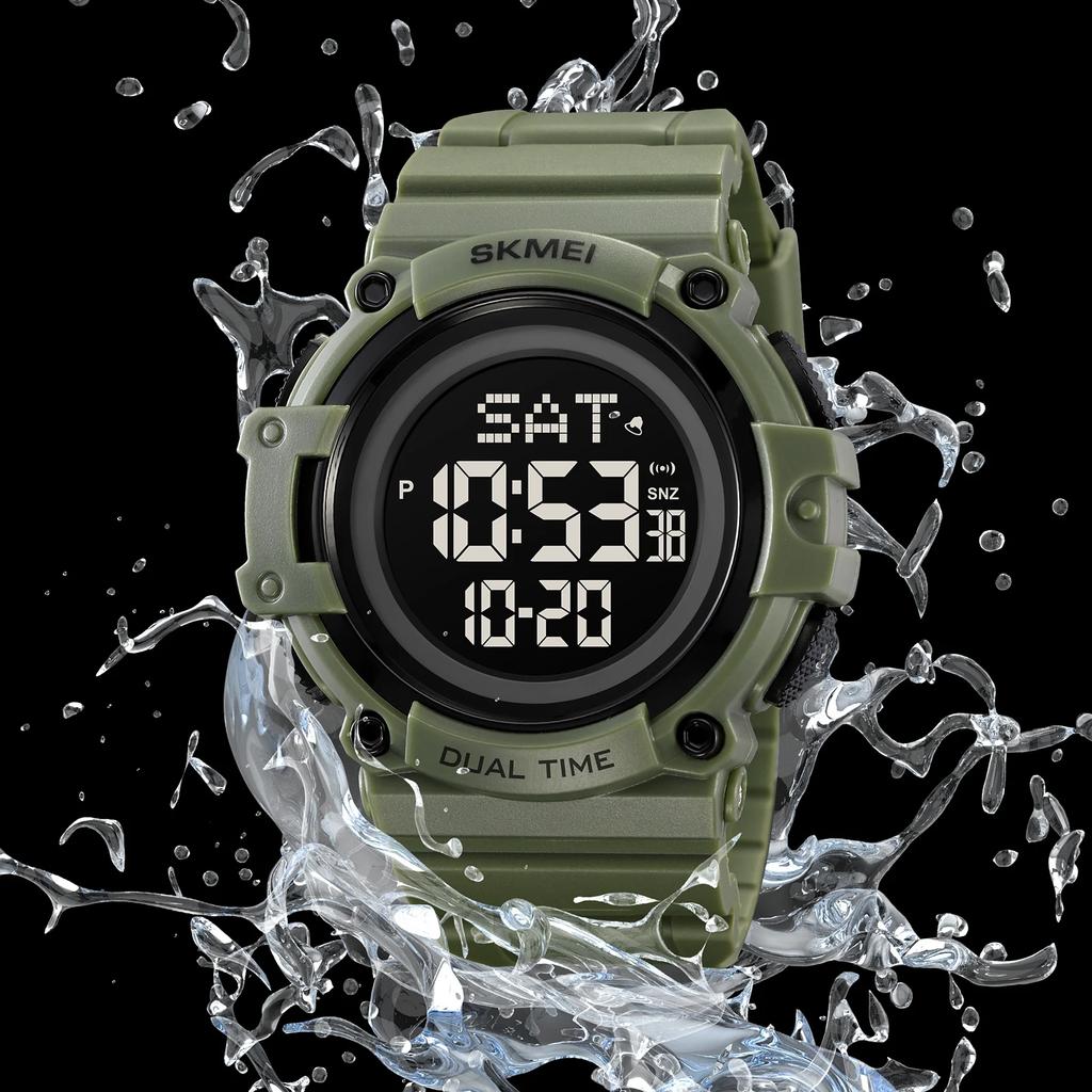 SKMEI Men's Outdoor Student Sports Electronic Waterproof Night Light Electronic LED Watch 2230