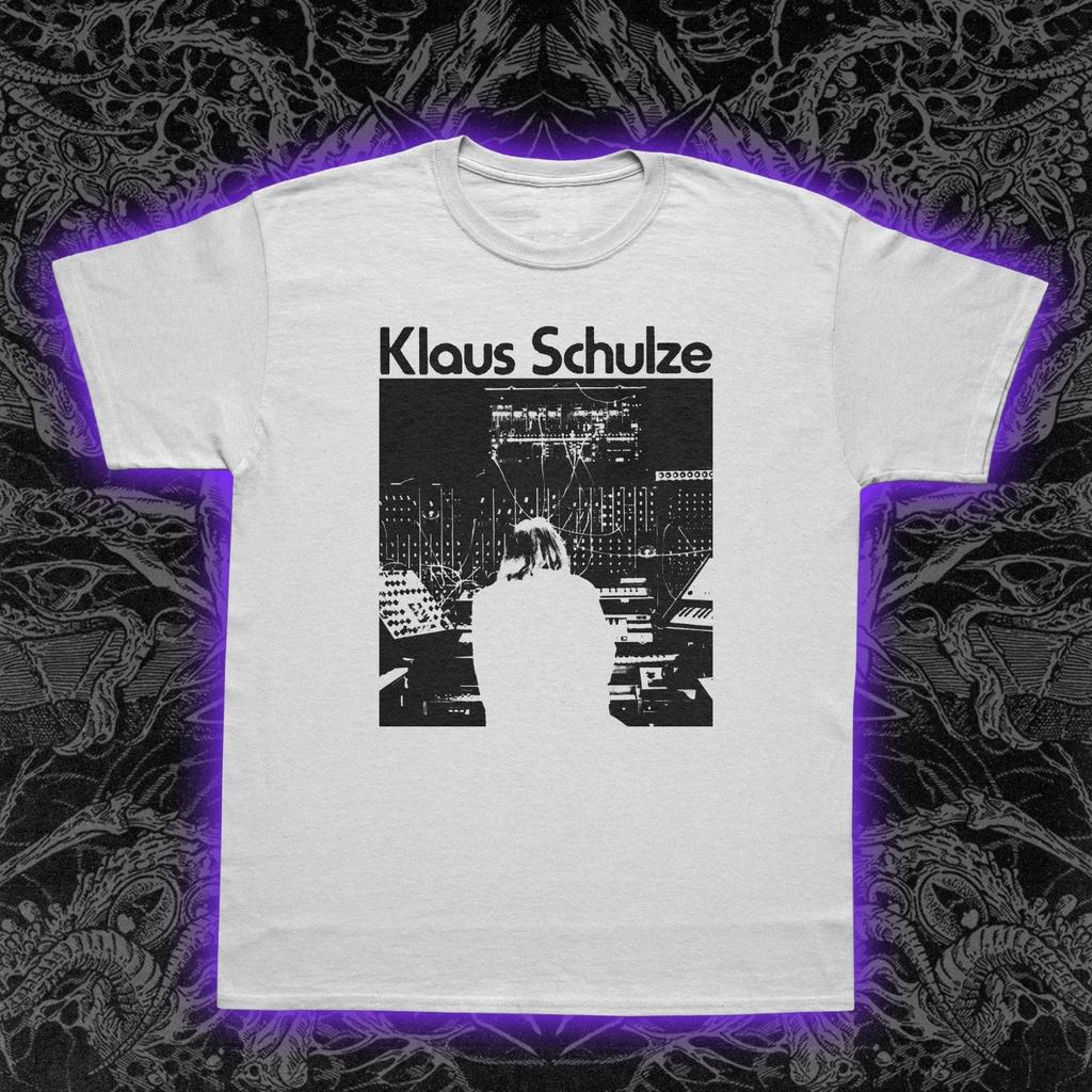 Klaus Schulze Tshirt  Krautrock electronic ambient music Tshirt new couples streetwear top  for all seasons vintage t shirt