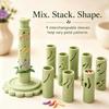 3D Printed Clay Flower Making Tool 9 Shaping Sleeves Handmade Clay Bloom Shaping Sleeves Hand DIY Easy-Press