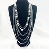 New Jewelry, Multi-layer Pearl Necklace, Long High-end Light Luxury Exaggerated New Collarbone Chain