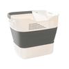 Folding Dirty Clothes Basket Hollow Out Moisture-proof Household Laundry Basket High-capacity Student Dormitory Clothes Baskets