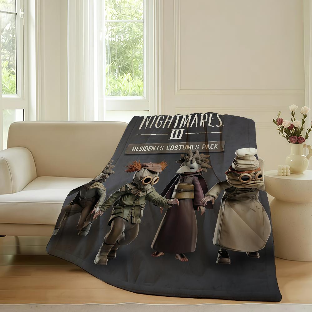 Adventure games L Little Nightmares 3 Blanket For Sofa Office Bed Plane Travel Sleep Read Relax Camping Soft And Warm