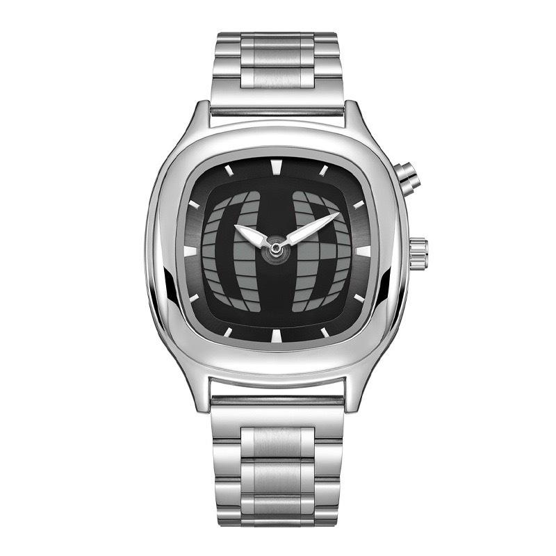 Millennium Technologie Voelt De Wind Trend Horloge Mannen En Vrouwen Vierkant Standaard Dynamische Wijzer