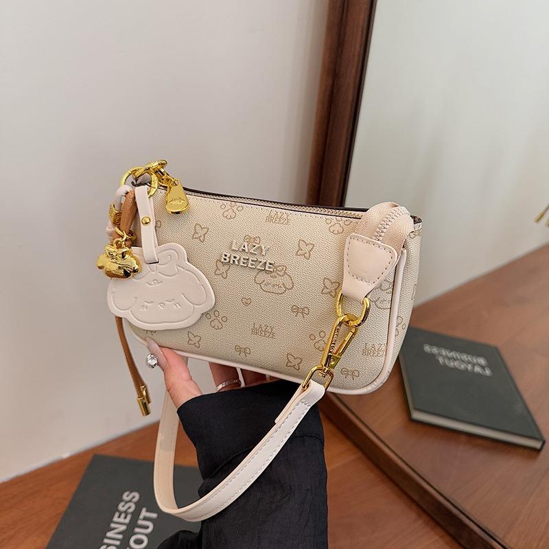 New Armpit Bag Light Luxury Temperament Shoulder Bag Fashion Messenger Bag Small Square Bag Versatile Women's Bag