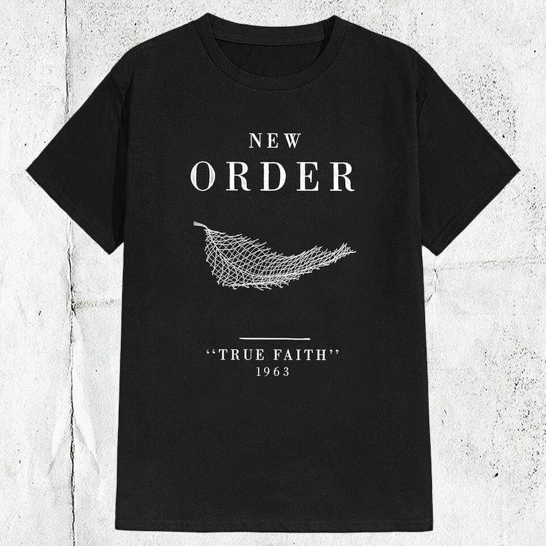 

Vintage 80s 90s New Order Band True Faith 1963 T-shirt 3XL