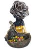 Resin African Tribal Lady With Basket Showpiece, For Home Decor Showpiece