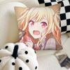 Creative Cartoon Leoneed Tenma Saki Pillow Case Fashion Square Pillowcase Bedroom Sofa Room Ins Decoration Leisure