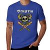 BRUJERIA T-Shirt Übergröße Oberteile Individuelles T-Shirt Ästhetische Kleidung Schnelltrocknende T-Shirts für Herren Packung