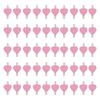 50Pcs Wood Heart Shape Pegs Wood Photo Display Clips Wood Clothes Pegs Photo Pins Set for Arts Crafts Hanging Pictures