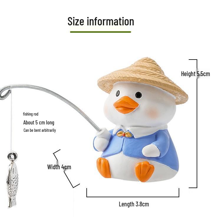 Creative Aquarium Landscape Ornaments: Cute Animals & Flowing Water Micro-Decor for Healing Fish Ponds