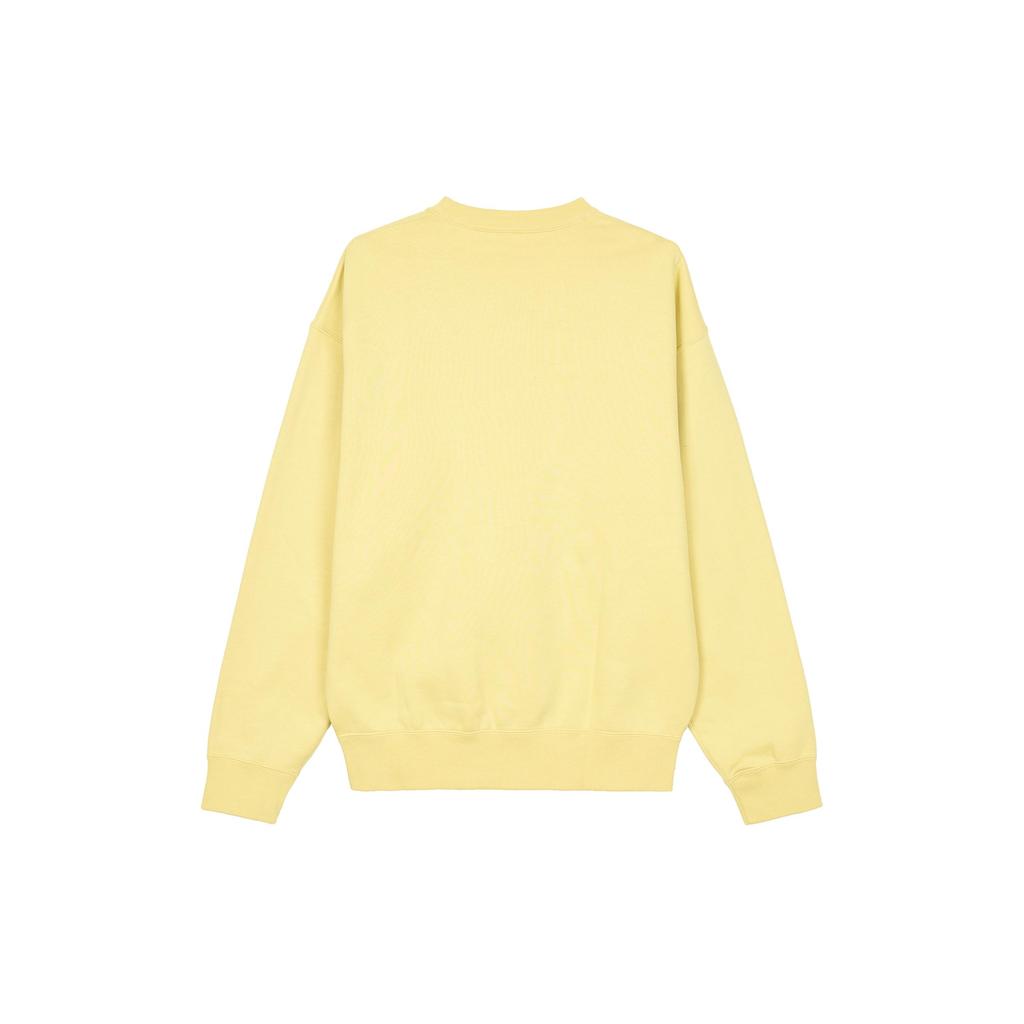 Nike Moletom Masculino Solo Swoosh com Gola Redonda de Fleece Amarelo DX1362-700