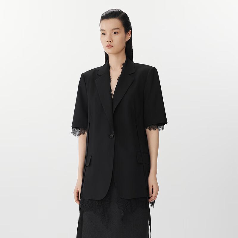 JNBY Women's Loose Fit Mid-Sleeve Blazer