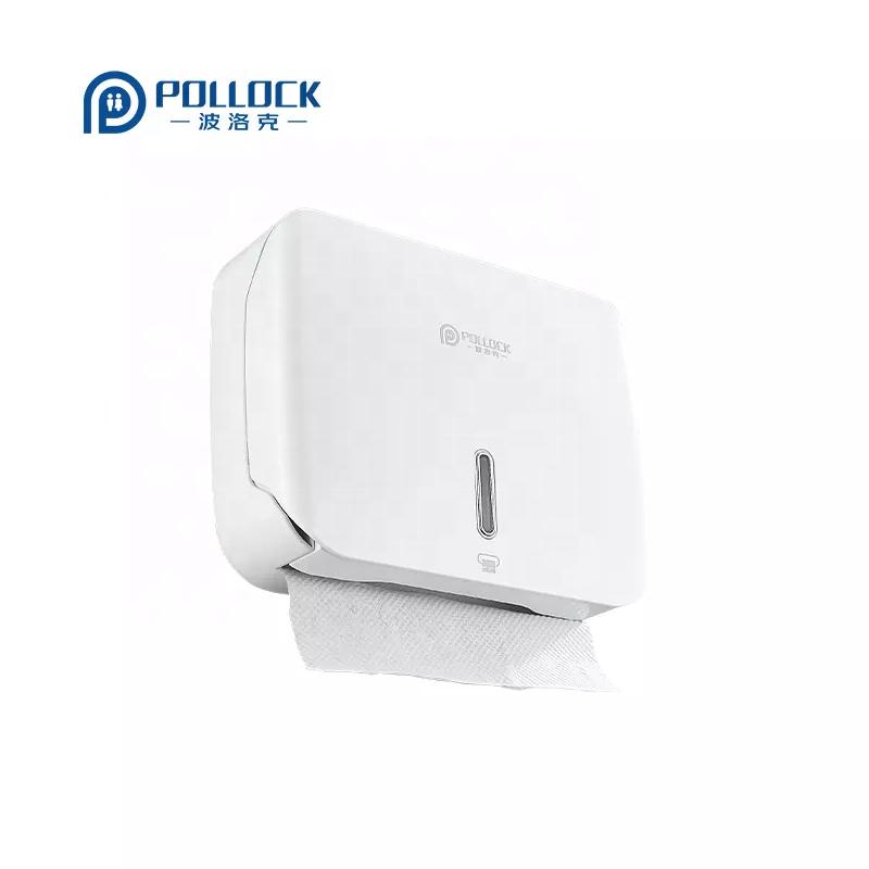 Pollock Surface Mounted Dispensador De Tolla Plastic Toilet Hand Paper Towel Dispenser