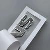 Flat ABS Letters V12 Car Emblem Trunk Fender Nameplate Logo Sticker for mercedes benz S400 S500 S600 Chrome Glossy Black
