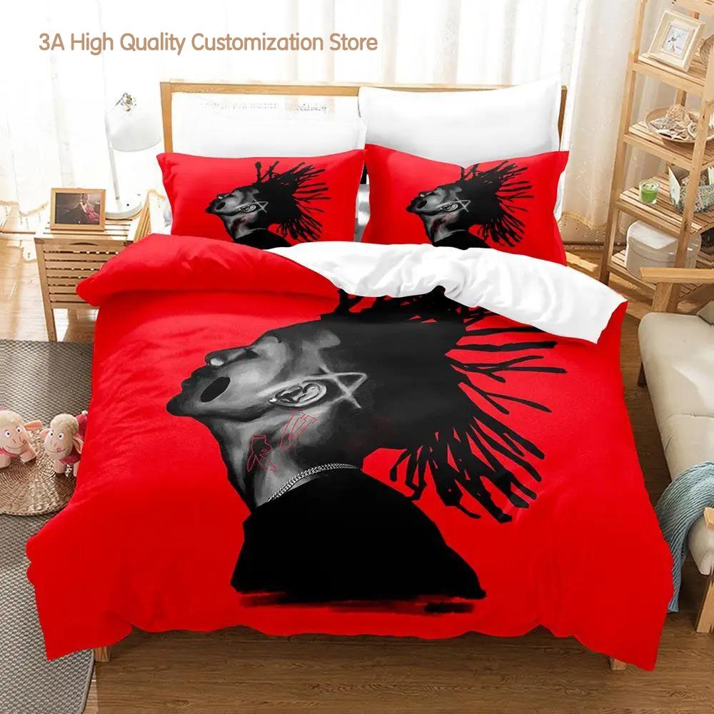 

Playboi Carti Bedding Set Single Twin Full Queen King Size Bed Set Aldult Boys Bedroom Duvetcover Sets 3D Print Bed Sheet Set EU single(135x200cm)
