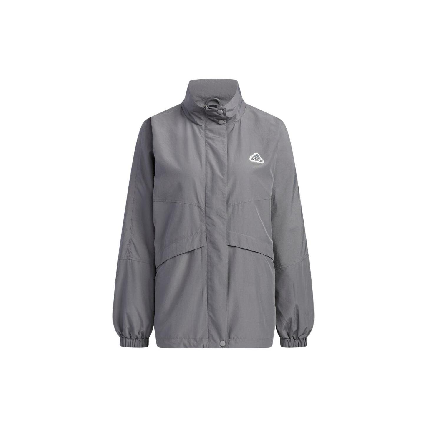 (WMNS) adidas Word Jacket Asia Sizing Grey Women s IA5248 L