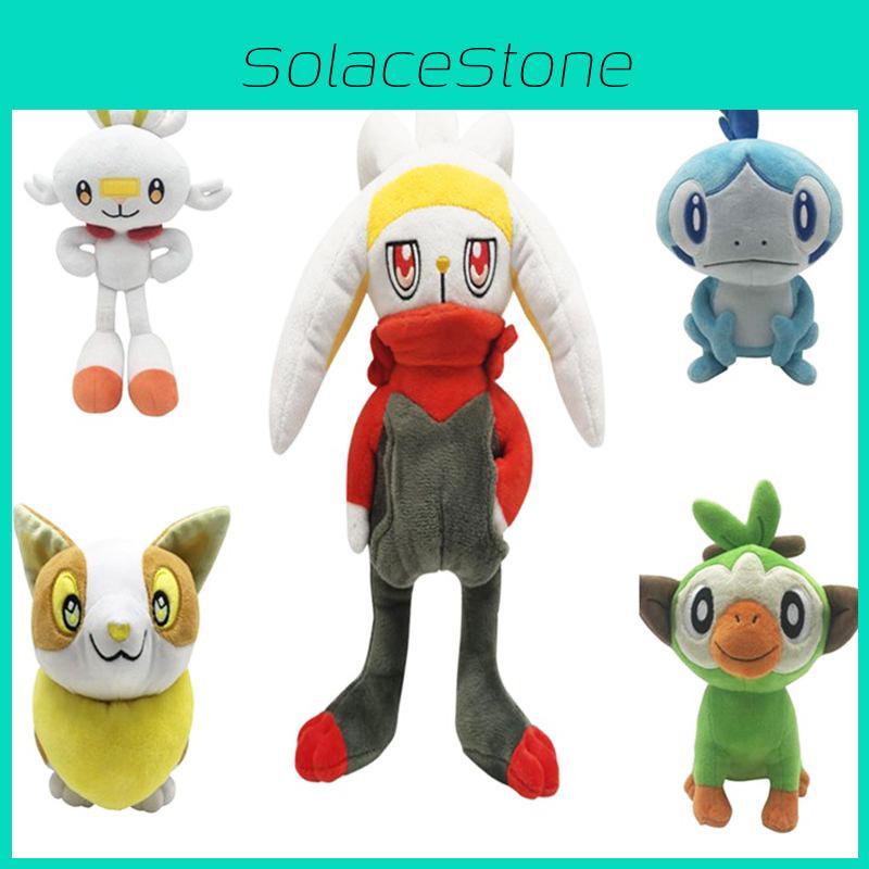 And Sword Pokémon Shield Plush Toy Game Stuffed Doll Soft Figure Kids Gift Fans