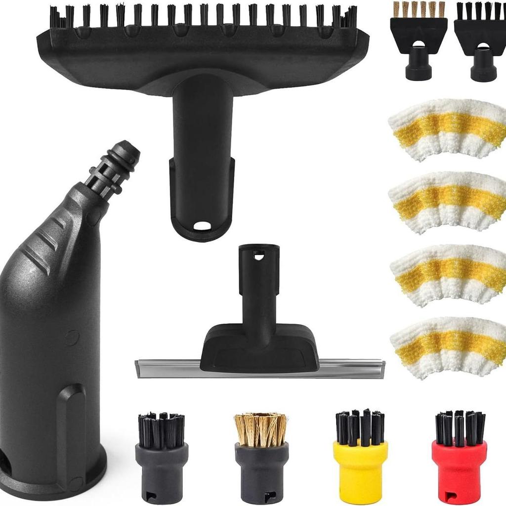 Cloth Mop Cover and Brush Set for Karcher SC1-SC5 Steam Cleaners