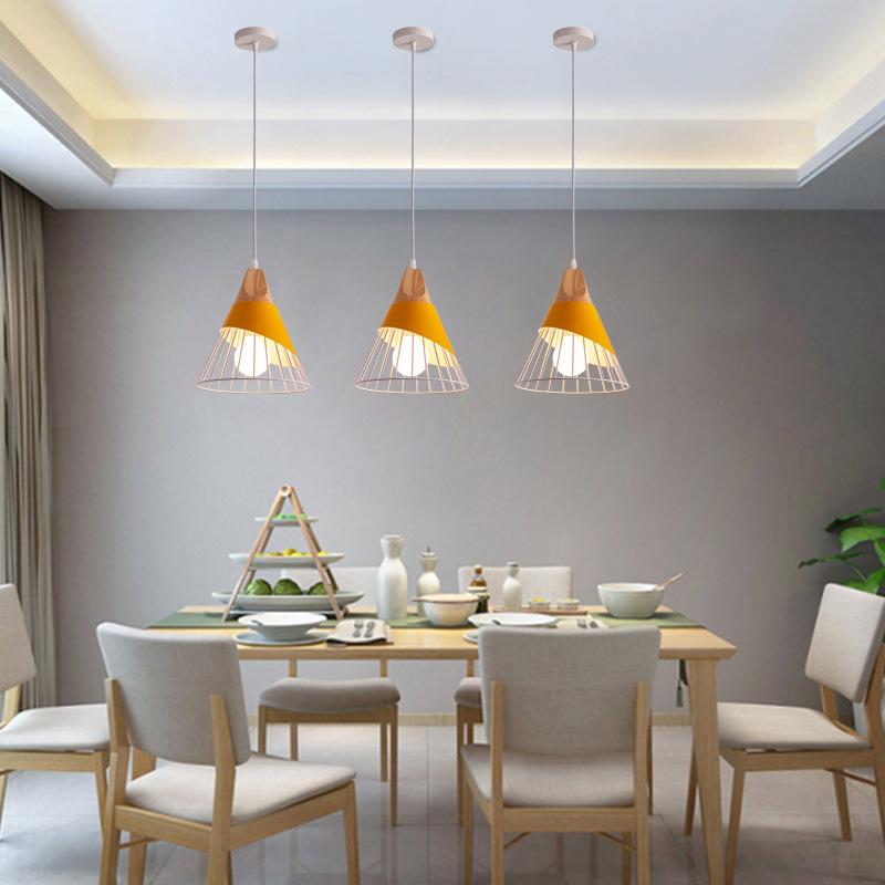 Chandelier Nordic restaurant chandelier creative personality fast food cold drink restaurant table small chandelier