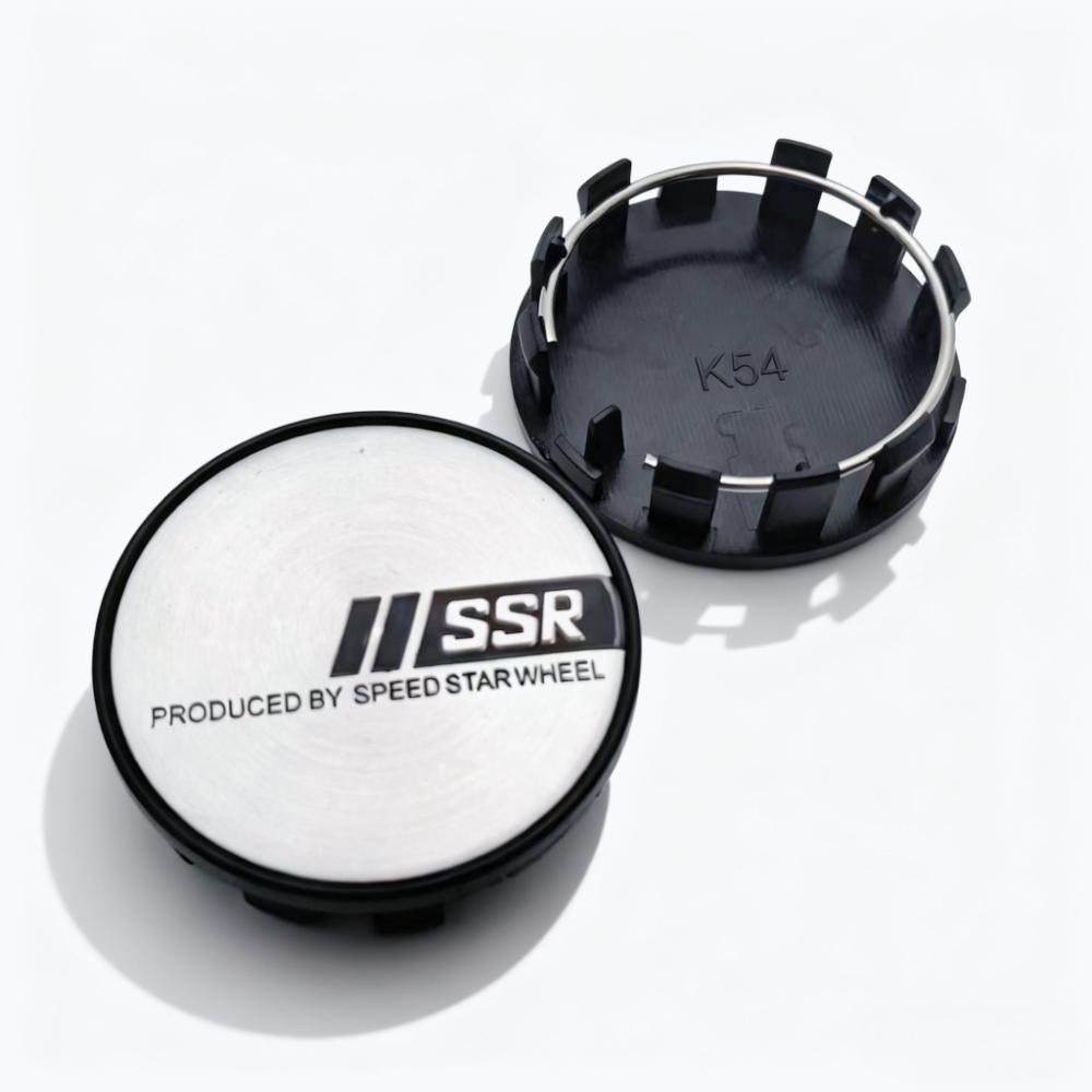 4pcs SSR Logo Emblem Badge Car Wheel Center Caps 54MM 50MM Wheels Hub Cap NRim Hubcaps Dust Cover Replace Car Styling Accessories