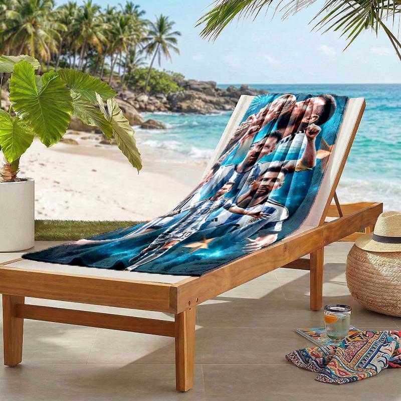 Great Soccer Player Fashion Beach Towel: Ideal for Summer Adventures Soft, absorbent and quick drying suitable for swimming and bathing