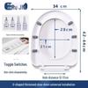 Milin Universal V-Shape Thickened Toilet Seat