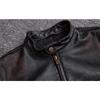 Chinese Size Men Leather Jacket Vintage Black 100% Natural Genuine Cowhide Coats Men's Leather Coat Male Clothes Autumn
