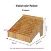 Wooden Desktop Mobile Phone Holder & Organizer with Multi-Compartments for Students & Meetings