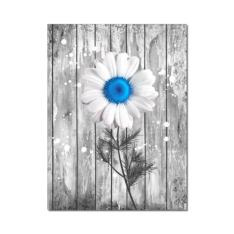 Abstract Flowers Art Canvas Painting Modern Flowers Landscape Art Posters and Prints Wall Art Picture for Living Room Decor