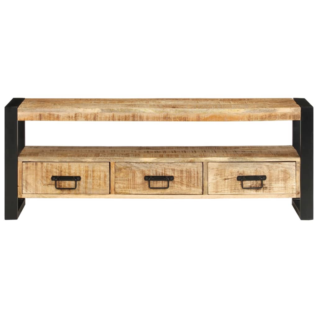 TV Cabinet 120x30x45 Cm Solid Mango Wood