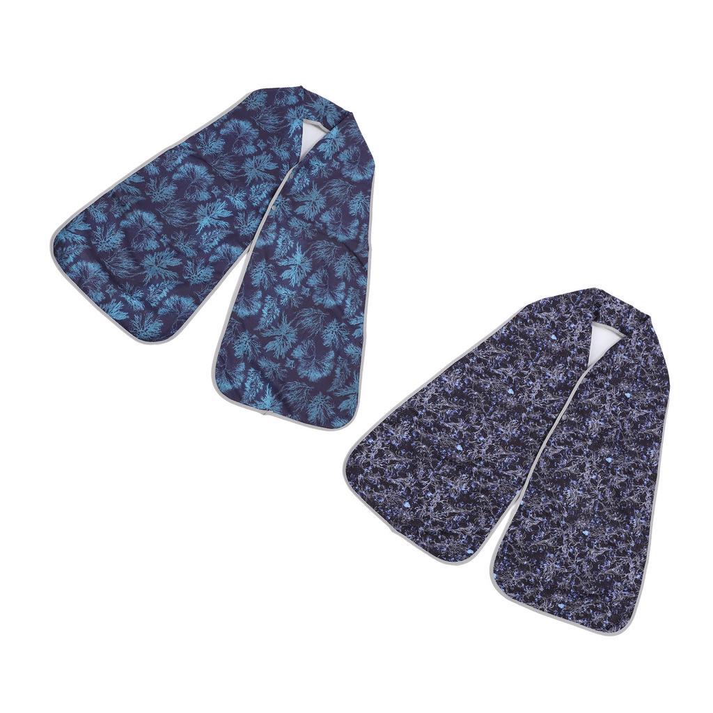 Reversible Adult Bib Oil and Dirt Proof Adult Bib Scarf Elderly Dining Clothing Protector for Adults