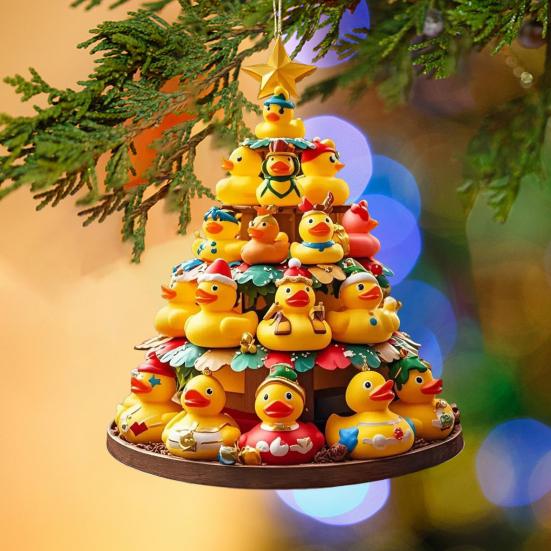 Christmas Pendant Duck Decor Holiday Party Favors Gift Festive Atmosphere Home Office Party Decorative Ornament
