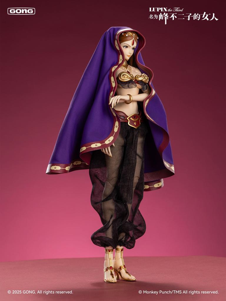 Kyoko GONG the The Woman Called Fujiko Fujiko Mine Scale PVC ABS Fabric Painted Movable Figure "LUPIN Third Mine" 1/6 & &