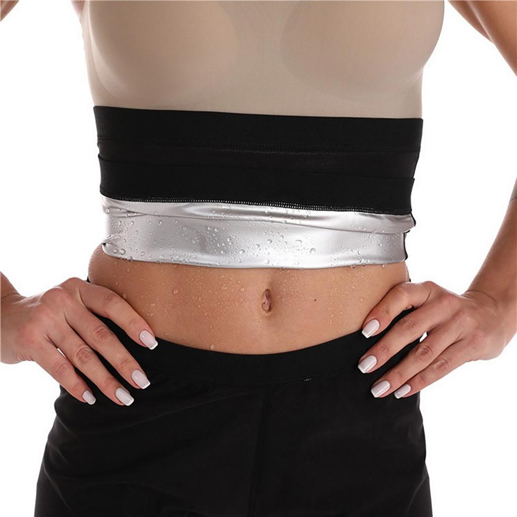 Women Men Waist Trainer Band Tummy Control Sweat Waist Band Slimming Lower Belly Belt Sports Body Shaper Sauna Wrap