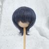 For 1/3 BJD Dolls 22-23CM Head Circumference Short Hair High Temperature Fiber Soft Silk Doll Wig Multi-color Doll's Accessories