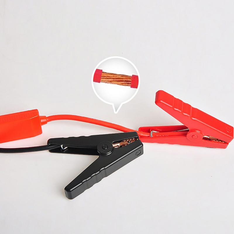 Car Jump Starter Connector Emergency Lead Cable Battery Alligator Clamp Clip 12V