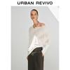 UR Women's Autumn Hollow Out Jacquard Knit Sweater