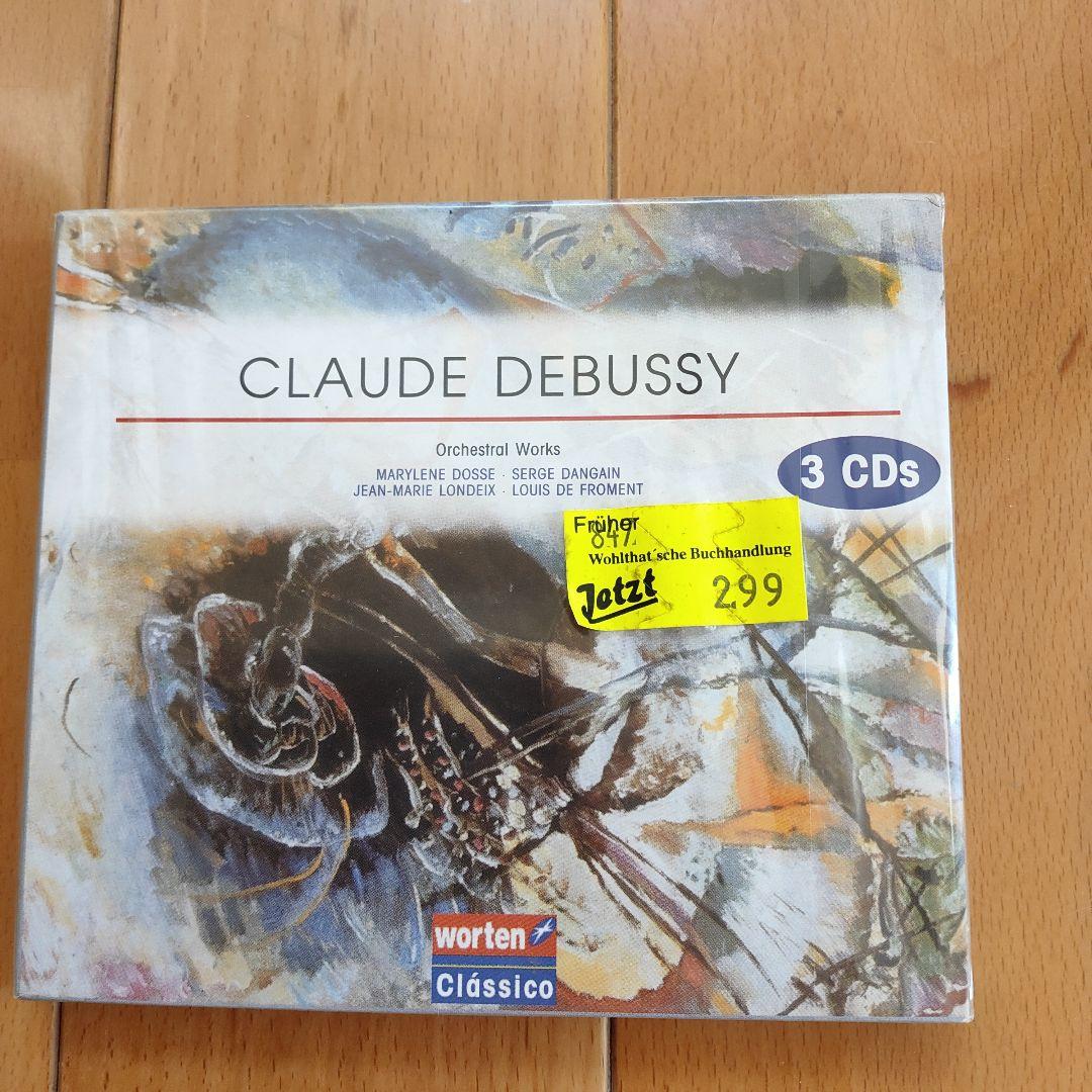 

[USED] Debussy masterpiece collection 3 CD set Orchestral Works