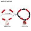 Braccialetti dell'amicizia di Spiderman, Migliore amico Bff, Halloween, Natale, Cordino coordinato, Catena con perline, Braccialetti per coppie, Nuovo,