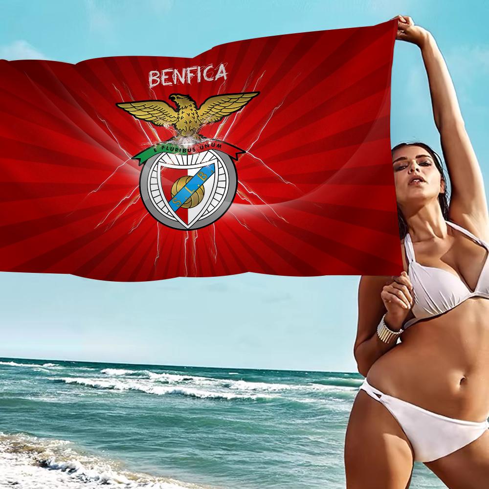 Ποδοσφαιρικός Σύλλογος B-Benfica Πετσέτα Μπάνιου Μικροΐνες Μαλακή Απορροφητική Αεριζόμενη Για Κορίτσια Παιδιά Διακοσμητική Κινούμενα Σχέδια Πετσέτα Παραλίας