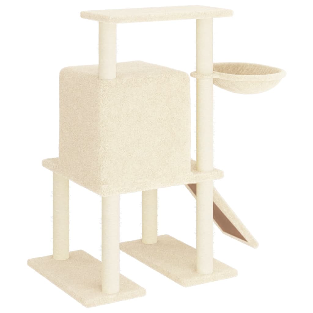 Scratching Post with Sisal Scratching Posts Cream 96.5 Cm
